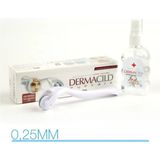 180 Iğne Titanyum Dermaroller 0,25MM (Göz Çevresi Için Ideal) + Temizleme Spreyi