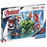 180 Parça Supercolor Puzzle: Marvel Avengers