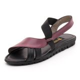 180052 Bordo Siyah Büyük Numara Sandalet