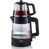 1800W Çay Makinesi, Şık Siyah Renk, Hızlı ve Pratik Kullanım