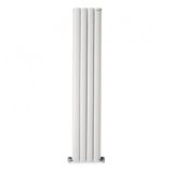 1800X315mm Lilac Dikey Beyaz Alüminyum Radyatör Standart Bağlantı