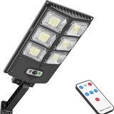 180W Güneş Enerjili LED Sokak Lambası/ Su Geçirmez, Sensörlü, Kumandalı - Çok Renkli