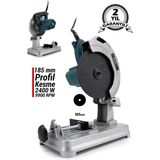 185 mm 2400 W Bakır Sargılı Çelik Dişli Ahşap Seramik Metal Profil Kesme Makinesi Kafa Koparma