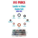 185 Parça Lastik Ve Klingrit Fiber Conta Full Seti