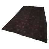 185x325 cm Geometrik Kilim Siyah Geometrik Yün El Dokuma Modern Geometrik Etnik Eskitme Desenli Boho Oturma Odası Salon Yolluk Koridor Mutfak Halısı