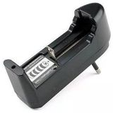 18650 Pil Şarj Cihazı Tekli Li-On Battery Unıversal Charger Tekli 1Li 18650 - 14500 3.7V Li-On Pil Şarj Aleti Fişli 220V