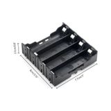 18650 Pil Yuvası - Pcb Montajlı Dörtlü(4) 4 Pil için