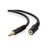 1,8m Aux Stereo 3.5mm Ses Kulaklık Hoparlör Uzatma Kablosu