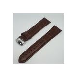 18mm Kahverengi Croco Hakiki Deri Saat Kordonu