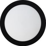 18W Sıva Altı Yuvarlak Siyah Led Panel 3200K Sarı Işık 2 Adet