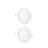 18w Sıva Altı Yuvarlak Slim Led Panel Beyaz Işık 2 Adet