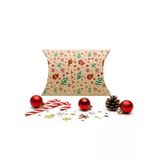 18X20 Cm Yılbaşı Temalı Yastık Hediye Kutusu Seti (2 Adet)