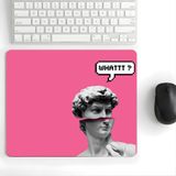 18x22 cm Desenli Baskılı Mouse Pad Kaymaz Kauçuk Taban Ofis ve Home Ofis Kullanımına Uygun Komik Yazılı Tasarım Yüksek Baskı Kaliteli Küçük Boy Masaüstü Mouse Pedi Bilgisayar Laptop Aksesuarı (Whattt)
