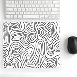 18x22 cm Desenli Baskılı Mouse Pad Kaymaz Kauçuk Taban Ofis ve Home Ofis Kullanımına Uygun Komik Yazılı Tasarım Yüksek Baskı Kaliteli Küçük Boy Mouse Pad Bilgisayar Laptop Aksesuarı (Typography Beyaz)