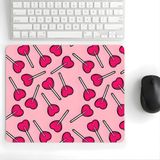 18x22 cm Desenli Baskılı Mouse Pad Kaymaz Kauçuk Taban Ofis ve Home Ofis Kullanımına Uygun Komik Yazılı Tasarım Yüksek Baskı Kaliteli Küçük Boy Mouse Pedi Bilgisayar Laptop Aksesuarı (Candy Pops)