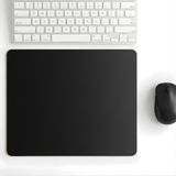 18x22 cm Desenli Baskılı Mouse Pad Kaymaz Kauçuk Taban Ofis ve Home Ofis Kullanımına Uygun Yüksek Baskı Kaliteli Küçük Boy Mouse Pad Bilgisayar Laptop Aksesuarı (Siyah)