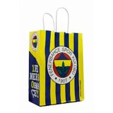 18x24 CM Fenerbahçe Temalı Lisanslı Kağıt Çanta (2 Adet) | Hediye Paketi ve Hediye Çantası