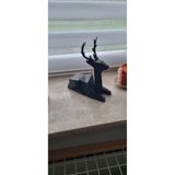 19 CM SİYAH GEYİK BİBLO, Geyik Figürlü Modern Dekoratif Biblo, Pinterest Biblo, wc3vwq
