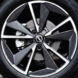 19 inç 5x114.3 Qashqai Uyumlu Siyah Elmas Kesim Jant Modeli (4 Adet)