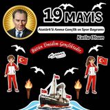 19 Mayıs Atatürk’ü Anma Gençlik ve Spor Bayramı Pano Süsü Figür Seti | Hazır Kesim Okul & Sınıf Dekoru