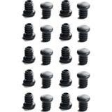 19 Mm Yuvarlak Plastik Sandalye Profil Boru Tapası 20 Adet