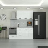 190 cm Mutfak Dolabı Mdf Kapak Tezgah Dahil YRKN190 97