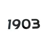 1903 Yazılı Oto Sticker Siyah 20X7cm