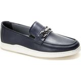191074 Lacivert Erkek Loafer Günlük Deri Ayakkabı