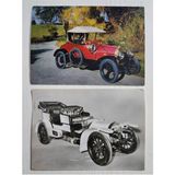 1920LERE Ait Klasik Otomobil Kartpostal. 2 Adet Postadan Geçmiş Klasik Otomobil