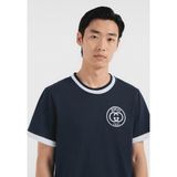 1921 Nakış Logo Detaylı Mavi Erkek T-Shirt Nw - XXL