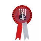 1923 Atatürk Desenli Yaka Rozeti Kurdelalı Kokart- 1 Adet