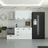 195 cm Mutfak Dolabı Mdf Kapak Tezgah Dahil YRKN195 97
