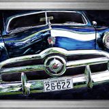 1950 Ford Klasik Araba Motifli Kanvas Tablo DBSANAT11905