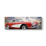 1957 Model Corvette Tablosu 120 x 40