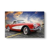1957 Model Corvette Tablosu 125 x 80