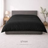 195X230 cm Çift Kişilik Nevresim (Ranforce Yorgan Kılıfı) – Krem, Beyaz, Mavi, Gri, Siyah, Pudra - 190 x 230 cm