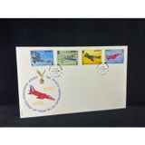1975 Ingiltere Sömürgesi Jersey Raf Kraliyet Hava Kuvvetleri Temalı Ilk Gün Zarfı Royal Air Force 50TH Ann. Fdc