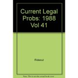1988 (Vol 41) (Current Legal Probs)
