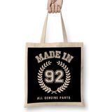 1992 Made In 92 All Genuine Parts Bez Çanta Uzun Saplı - Açık Bej - 40 X 40