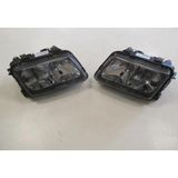 1997-2000 Audi A3 Modifiye Far Lambası Sağ-Sol Set 2 Parça Elektrikli-Manuel Siyah (H7-H1)(Tyc) (Ade