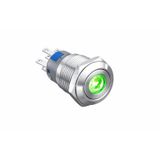 19mm Metal NOKTA Led'li Yaylı 220v Buton IP67 LAS1-GQ-11D