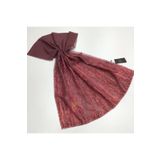 19V69 ITALIA Bordo Şal Haiti Seri 90x200 Cm Eşarp Askısı Ve Hediyelik Seti Ile Birlikte