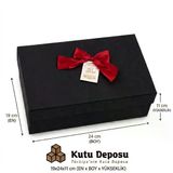 19X24x11 Cm Hediye Kutusu-Siyah