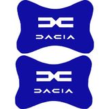 1Araba 1Ev 2'li Set Dacia Araçlarla Uyumlu Ortopedik Oto Boyun Yastığı - Mavi