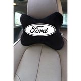 1Araba 1Ev 2'li Set Ford Araçlarla Uyumlu Ortopedik Oto Boyun Yastığı - Siyah