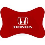 1Araba 1Ev 2'li Set Honda Araçlarla Uyumlu Ortopedik Oto Boyun Yastığı - Kırmızı