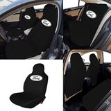 1Araba 1Ev Ford Focus Sedan Titanium x Oto Koltuk Koruyucu Kılıf Araba Araç Servis Kılıfı Atlet Penye Kılıf Ön Arka Set - Siyah