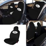 1Araba 1Ev Ford Taunus Oto Koltuk Koruyucu Kılıf Araba Araç Servis Kılıfı Atlet Penye Kılıf Ön Arka Set - Siyah