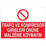 1Beyaz Reklam Uyarı Tabelası - 20x30 Foreks - E62
