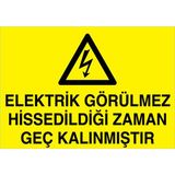 1Beyaz Reklam Uyarı Tabelası - 35x50 Foreks - E6